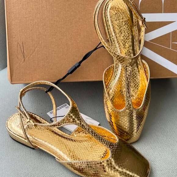 RARE!!! ZARA Front Strap Flats NWT LAST ONE!!! - Picture 11 of 16